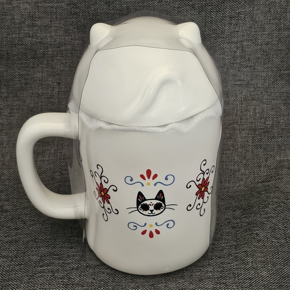 Rae Dunn - Day of the Dead Viva La Kitty coffee mug - Picture 2 of 5